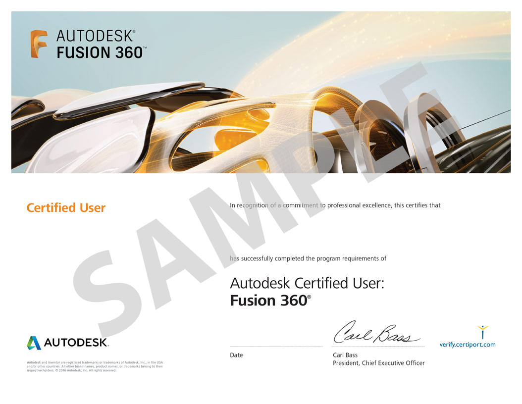 Autodesk Certified User (ACU) ประกาศนียบัตรที่รับรองความสามารถในการใช้ ...
