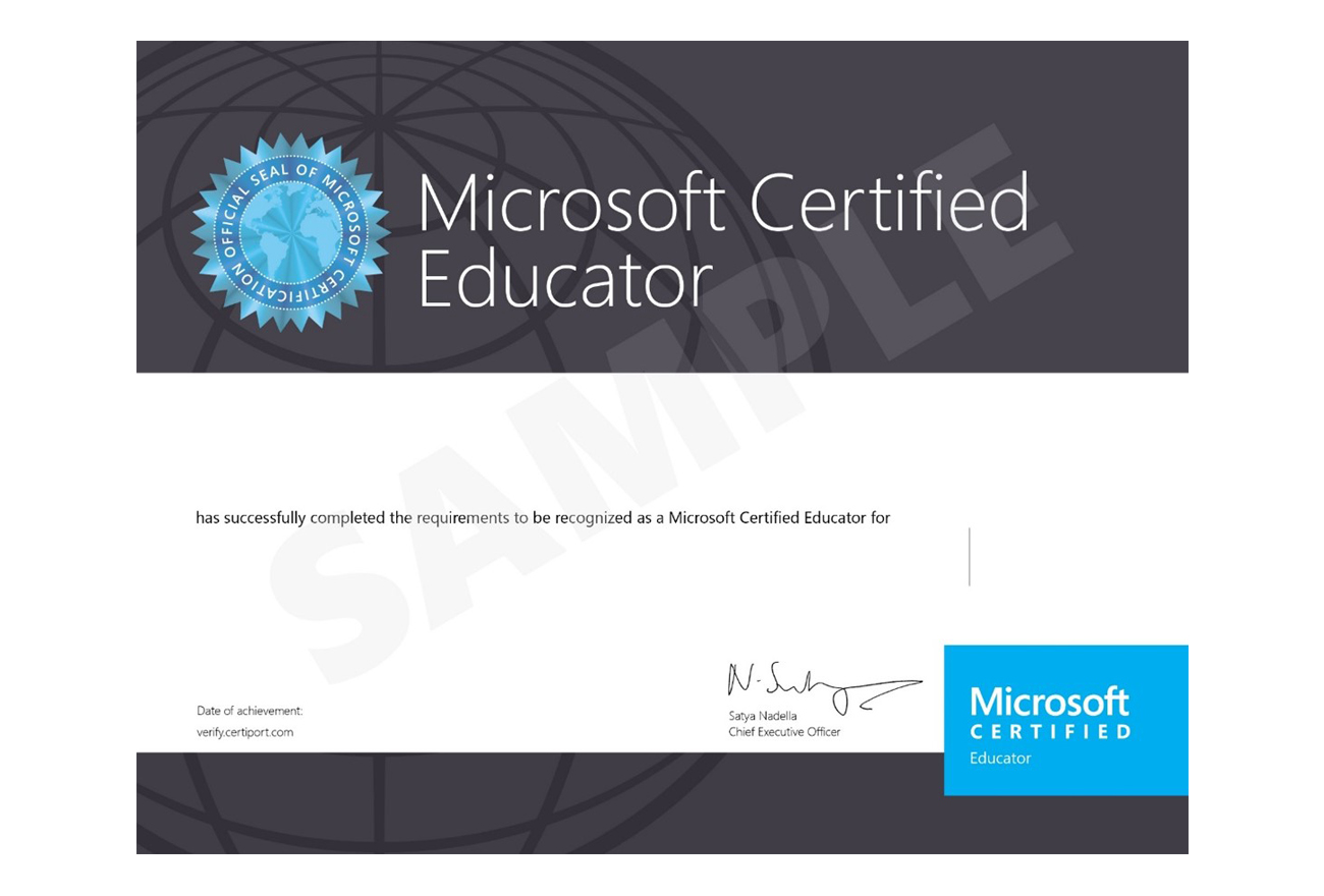 Microsoft Certified Educator