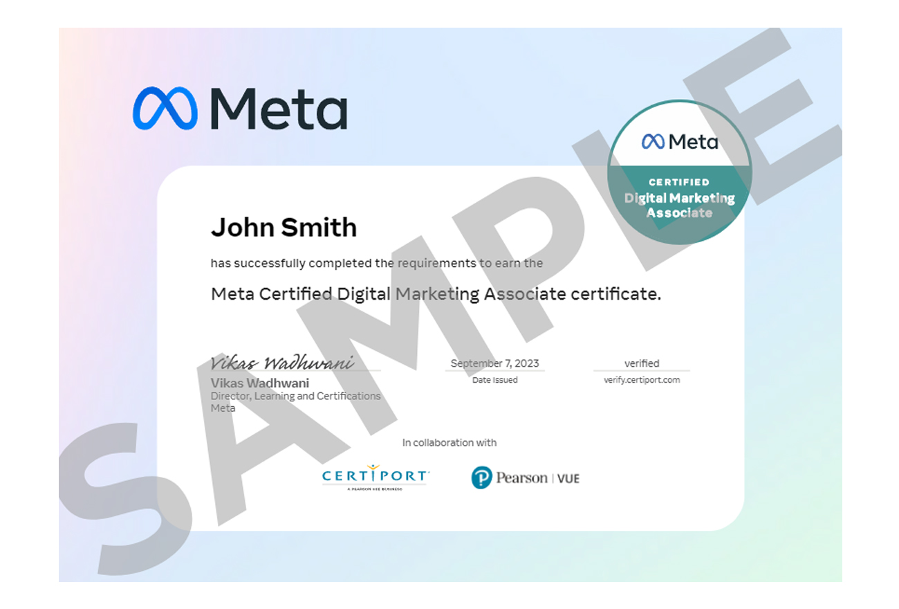 Meta Certified Digital Marketing Associate