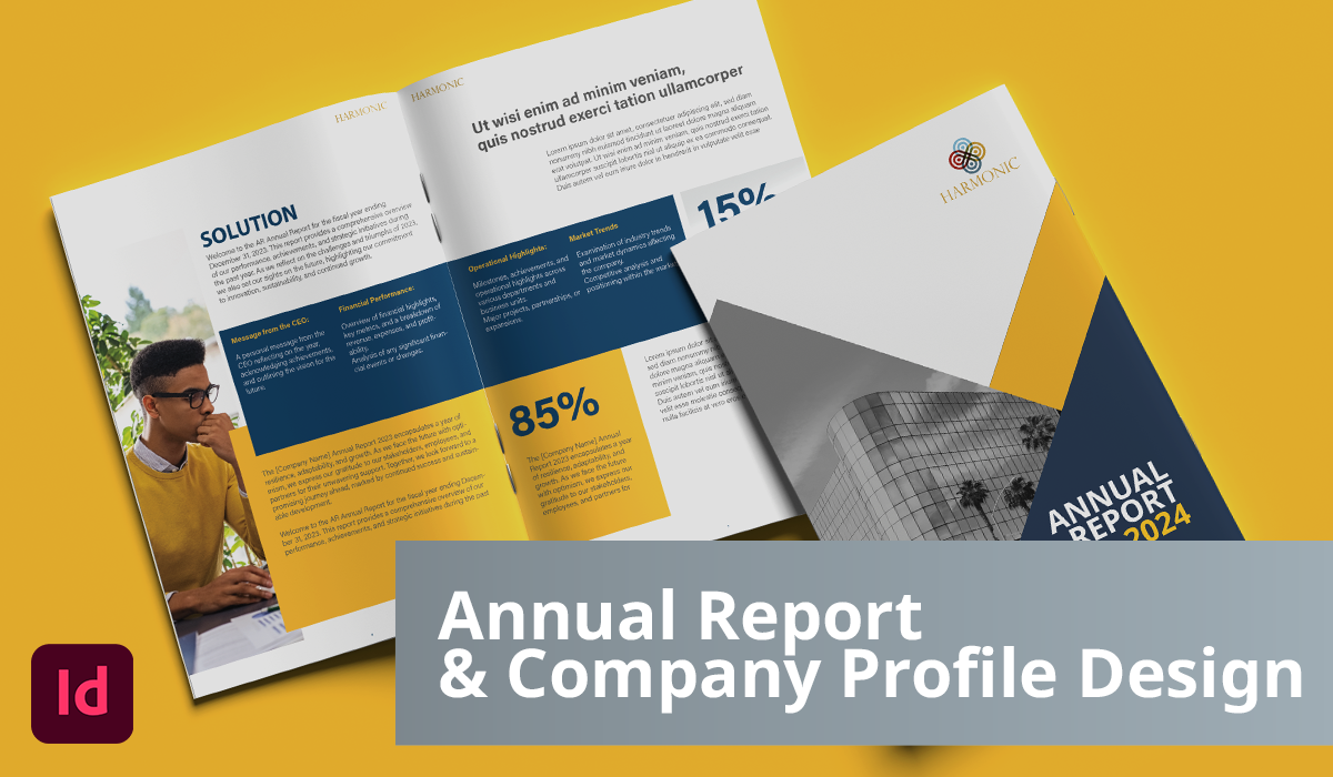Annual Report and Company Profile with InDesign